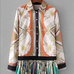 Vintage button down dress (size s) NEW